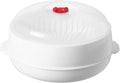 Microwave Vegetable Steamer, Microwave Steamer for Vegetables (1 - Layer)