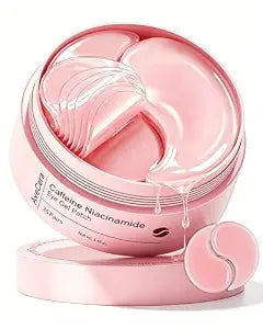 70Pcs Caffeine Peptide Under Eye Patches for Dark Circles Puffiness