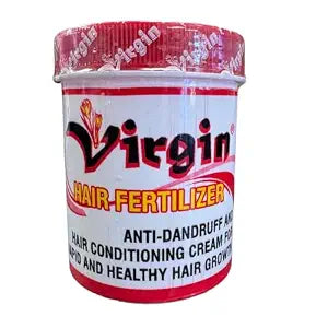 Virgin Hair Fertilizer – Natural Hair Care Cream for Nourished, Smooth-Looking Hair – 200g (1 Jar)