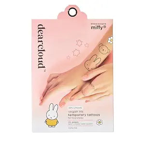 Miffy & Friends Temporary Tattoos ï¿½ï¿½ï¿½ Vegan Ink, 20+ D