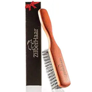 ZilberHaar Regular Beard Brush, Soft Boar Bristles, Men���s Grooming