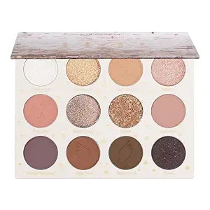 ColourPop 11:11 Eyeshadow Palette - Warm Nude Eye Makeup Palette with Matte, Metallic, Matte Sparkle & Glitter Finishes - High-Pigment Eye Makeup with a Long-Wearing Formula (0.46 oz)