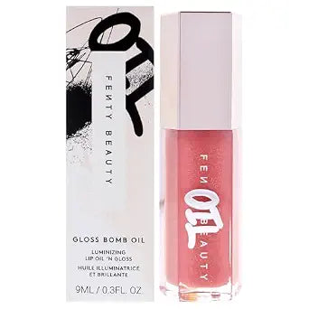 Gloss Bomb Luminizing Lip Oil N Gloss - 01 Fussy by Fenty Beauty for Women - 0.3 oz Lip Gloss