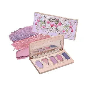 Flower Knows Violet Strawberry Rococo Eyeshadow Palette, Lavender & Pink