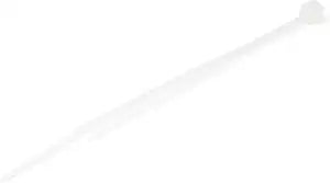 StarTech 4"(10cm) Cable Ties, 94V-2/UL Listed, White, TAA (CBMZT4NK)