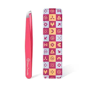Expert Slant Tweezer - GlamTweeler Stainless Steel Tweezers for Men & Women