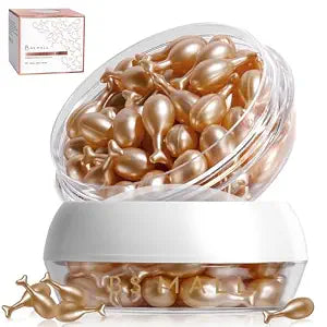 Nourishing Hydrating Essence Serum BS-MALL 60 Capsules Vitamin E - Gentle Skin Repair & Anti-aging Facial Care For Women, Daily Skincare Essential
