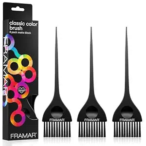FRAMAR Black Hair Color Brush Set, Hair Coloring Brush for Hair Dye