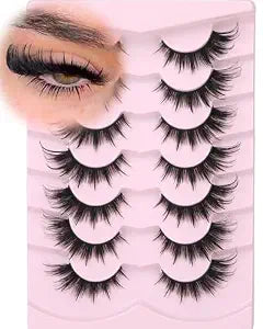 False Eyelashes with Spikes Fox Eye Lashes Strips Fairy Mink Lashes Cat Eye Lashes Wispy Pestaï¿½ï¿½ï¿½ï¿½ï¿½ï¿½as Postizas Manga Fake Eyelashes Pac