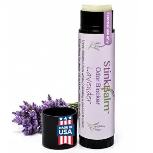 StinkBalm Lavender Under-Nose Odor Masking Balm for Work & Daily Use