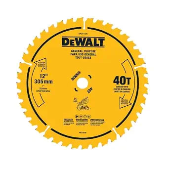 DEWALT 12 in. 40T General Purpose Saw Blade (DWA11240)