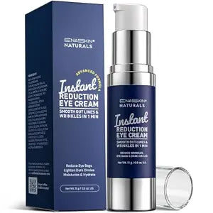 Enaskin Naturals Instant Eye & Face Lift Cream - Rapid Tightener and Wrinkle Filler for Deep Wrinkles - Under-Eye Bags & Puffiness Remover - Temporary Face Firming for Women & Men in 60s - 0.5 oz