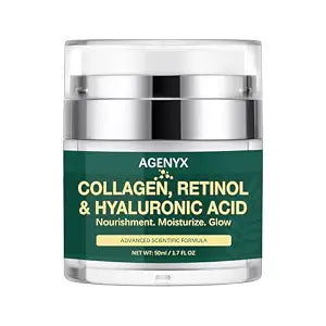 Face Moisturizer Retinol Cream for Face Anti Aging, Face Cream with Retinol, Collagen & Hyaluronic Acid, Wrinkle Repair, Firming Neck Cream, Hydrating Anti Wrinkle Skin Care for Women & Men Day Night