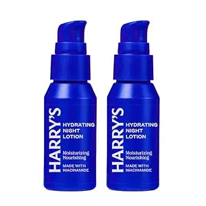 Harry's Hydrating Night Lotion with Niacinamide- 1.7 fl oz (2 Pack)
