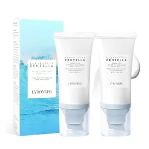 2PC Korean Centella Sunscreen SPF50 PA++++Madagascar Sunscreen Face Serum