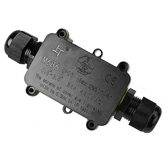 La Vane IP68 Waterproof 2 Way Electrical Junction Box for 5-12mm Cable
