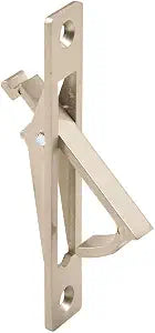 Prime-Line N 7274 Diecast, Satin Nickel, Pocket Door Flush Edge Pull (Single Pack)