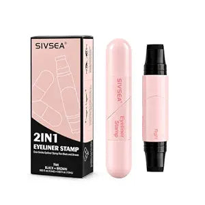 2PCS Eyeliner Stamp Black&Brown