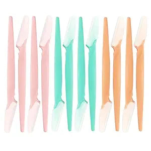 Women's Dermaplane Razor Eyebrow Razor with Blade Cover Face Razors for Women & Men Face Shaver Peach Fuzz Remover