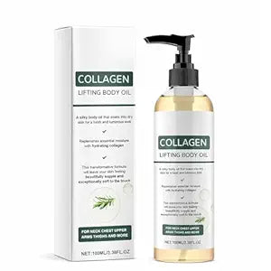 Collagen Oil, Advanced Collagen Oil for Skin Tightening & Firming, Hydrating After Shower Moisturize for Women & Men, All Skin Types - 3.38 Fl Oz