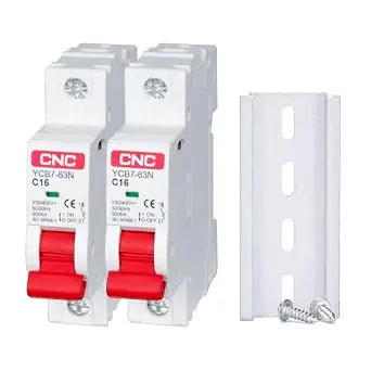 CNC 2PCS AC Miniature Circuit Breaker, 20 Amp 120V/240V 1 Pole