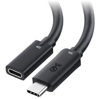 Cable Matters 40Gbps USB4 Extension Cable 3.3ft, Thunderbolt 4/5 Compatible