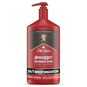 Old Spice Hand & Body Lotion for Men, Long-Lasting Swagger Scent, 16 fl oz
