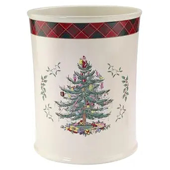 Spode - Christmas Wastebasket, Bathroom Trash Can for Bedroom & Office