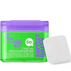BeYoutiful ChillOut Gentle Acne Cleansing Face Wipes with Salicylic Acid