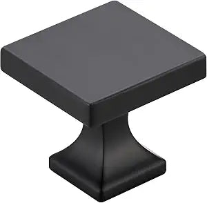 Ravinte Cabinet Knobs Black Square Knobs, Kitchen Drawer Knobs, 5 Pack