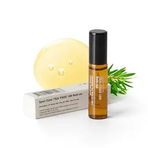 Lazy Society Teatree oil Roll-On 100% Spot Care for Acne Treatment (0.18 Fl Oz (Pack of 1))