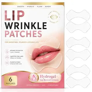 Anti Wrinkle Patches for Lip, Overnight Smile Line Patches(Pink)