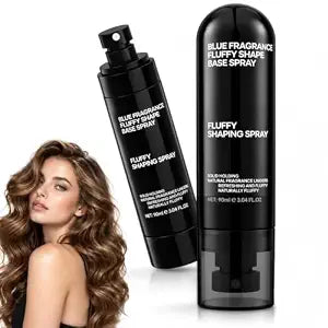 2pcs Peach-Scented Volumizing & Setting Spray forLightweight,Bouncy Hair and Long-Lasting Hold, Fluffy Shaping Spray, Effortless Natural Lift, Instant Volume Looking Hair