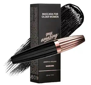 Mascara For Older Women,My Amazing Lashes Mascara For Older Women, Volume and Length, Natural Lengthening and Thick, Smudge-Proof,No Clumping, Instantly Create The Look of Lash Extensions