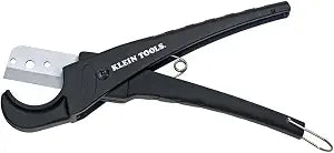 Klein Tools 50506SEN Flexible Pipe Capacity PVC Cutter with 1-3/8 and 3/4-Inch PVC Capacity
