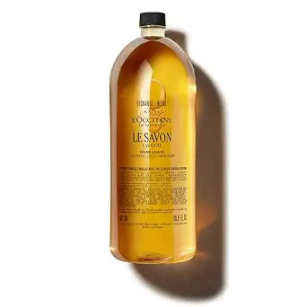 L'OCCITANE Extra-Gentle Hand & Body Liquid Soap, 16.9 Fl Oz Verbena Refill