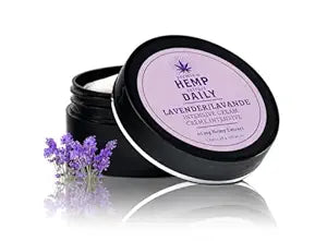 Premium Hemp Extract Daily Intensive Cream - Muscle, Knee, Joint, Back, Neck and Shoulder Topical Rub - Organic | 1.7 Ounces (Lavender, Pack of 1)