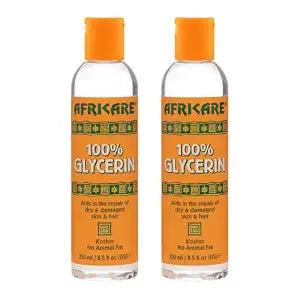 COCOCARE Africare 100% Glycerin for Dry Skin and Hair, 8.5 fl oz, 2 Pack