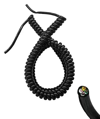 4-20-4 Coil Cord,4 Conductor Wire 18/4 18AWG 20 Foot