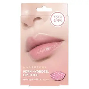 MARSHIQUE PDRN Hydrogel Lip Patch for Dry Lips & Fine Lines, Wrinkles & Rough Texture, Moisturizing Lip Patch, Korean Skin Care (5 patches)