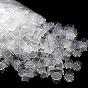 Tattoo Ink Caps - Jconly 1000Pcs Tattoo Ink Cups Pigment Caps With Base Sizes 11mm Disposable Tattoo Caps Tattoo Supplies for Tattoo Beginners Artists (1000PCS Small #11)���