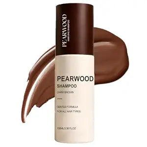Pearwood Hair Color Shampoo,Pearwood Color Shampoo (Dark Brown)