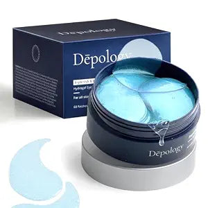 depology Replenish & Repair Under Eye Patches for Puffy Eyes, Wrinkles (60 Patches) | Hydrating with Ceramides and Hyaluronic Acid for All Skin Types | Botanical Extracts Eye Gel Pads 2.96 fl oz