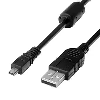 Replacement USB Camera Transfer Data Sync Charger Charging Cable Cord for Fujifilm X10, X20, XF1, FinePix JX650, JX660, JX675, JX680, AX385, AX500, AX510, AX550, FinePix J10, J100, J12 & More (Black)