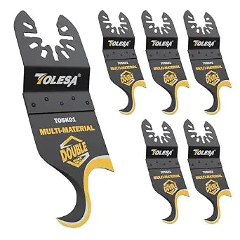 TOLESA Oscillating Hook Knife Blades 5-Pack