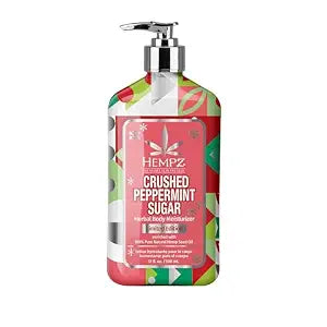 Hempz Crushed Peppermint Body Lotion, Sugar, 17 oz