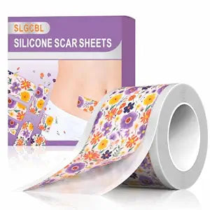 Silicone Scar Sheets,1.6"x60" Medical Grade Silicone Scar Tape