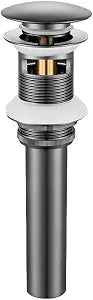 YZZY Bathroom Sink Lavatory Vessel Basin Pop-up Drain with Hair Catcher