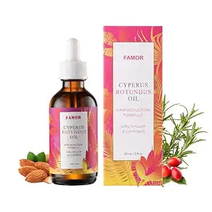 Cyperus Rotundus Oil 60ml / 2.0Fl Oz-Natural Cyperus Rotundus Oil Moisturizing & Soothing For Reducing Body Hair GrowthWomen & Men All Skin Types.