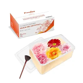 5LB Silica Gel Flower Drying Crystals, Fonday 3-in-1 Kit for Bouquet